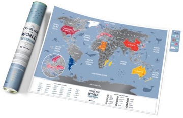 Скретч-карта - Travel Map Weekend World