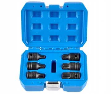 ZESTAW KLUCZY KLUCZE NASADOWE UDAR TORX T55-T100