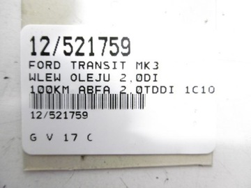 TRANSIT MK3 VLOŽKA OLEJE 2,0TDDI 1C1Q-6763-AD