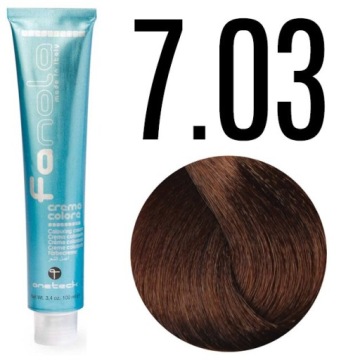 FANOLA 7.03 CREMA COLORE КРАСКА ДЛЯ ВОЛОС 100 МЛ