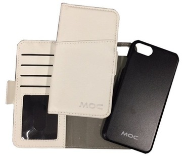 Portfel na telefon + etui MOC Mag Wallet White