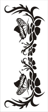 Naklejka na ścianę meble lustro dekor Ornament 161