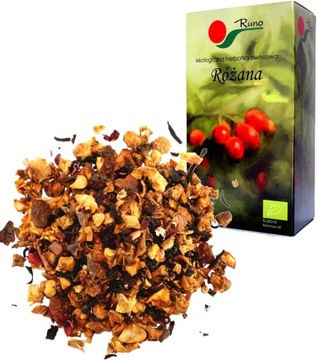 Herbata Różana BIO aż 100g certyfikat eko RUNO
