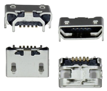 GNIAZDO ZŁĄCZE PORT ŁADOWANIA ZASILANIA MICRO USB 5pin+4pin UNIWERSALNE GPS