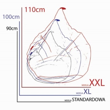 Сиденье-пуф TIPI PATCHWORK XL радуга