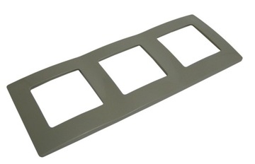 Legrand NILOE Ramka potrójna popielata 665033
