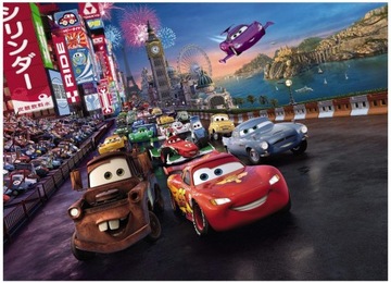 FOTOTAPETA CARS AUTA DISNEY FOTOTAPETY 254x184