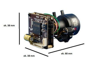 Пластинчатая камера 480 ТВЛ, объектив PIXIM 2,8–12 мм.