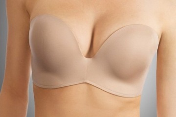 BIUSTONOSZ WONDERBRA STRAPLESS NUDE 36D/80D