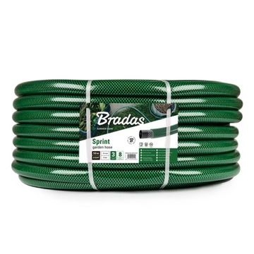 Садовый шланг Bradas WFS3/425 SPRINT 25 м, ПВХ, 3 слоя СИЛЬНОЕ ОРОШЕНИЕ