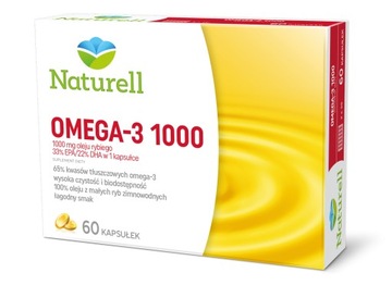 Naturell Omega-3 1000 mg 60 kapsułek