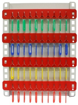 TABLICA NA KLUCZE 40 szt. Z ZAWIESZKAMI włoska