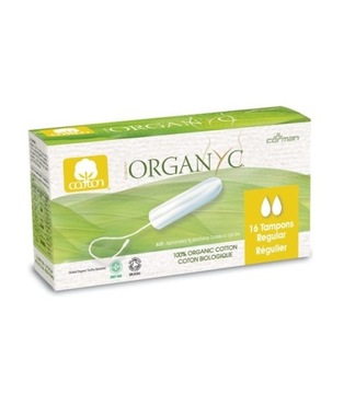 Organyc Ekologiczne tampony Regular z bio bawelny