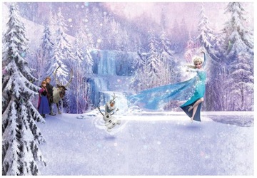 FOTOTAPETA DLA DZIECI KRAINA LODU FROZEN 368x254