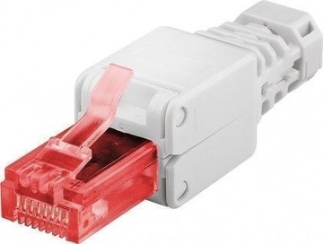 Beznarzędziowa wtyczka sieciowa RJ45 CAT 6 UTP