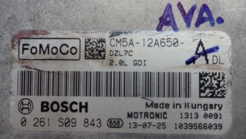 КОНТРОЛЛЕР FORD CM5A-12A650-AVA ДВИГАТЕЛЬ КОМПЬЮТЕР