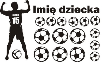 Naklejki z imieniem dziecka na ścianę ścienne