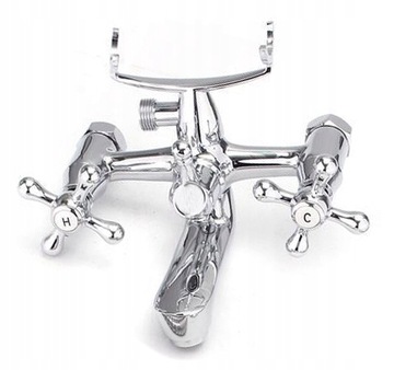 РЕТРО СМЕСИТЕЛЬ ДЛЯ ВАННЫ С ПОДВИЖНЫМ ИЗЛИКОМ