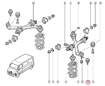 ШТИФТ ПОВОРОТНОГО РЫЧАГА RENAULT/OPEL OE 7700312851