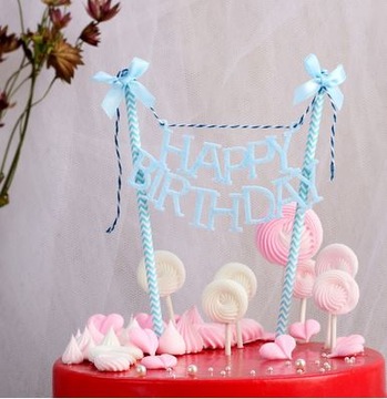 Topper piker dekoracja urodzinowa HAPPY BIRTHDAY