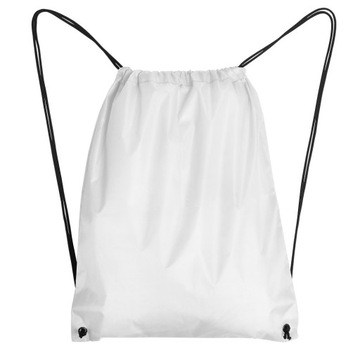 Worek plecak sportowy biały do sublimacji