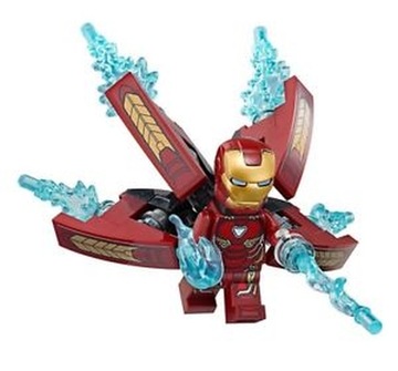 Lego 76107 @@ IRON MAN +BROŃ @@ figurka z zestawu!