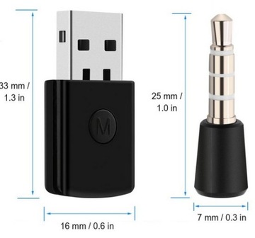 USB-АДАПТЕР ПЕРЕДАЧА ПРИЕМНИК НАУШНИКИ АУДИО BLUETOOTH 5.1 SONY PS4 PS5