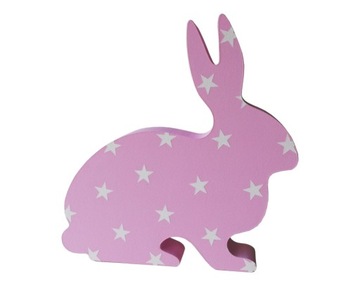 KRÓLICZEK - ZAJĄCZEK ozdoba dekoracja 3D dekor