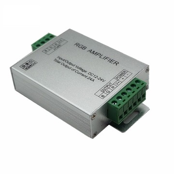 WZMACNIACZ SYGNAŁU RGB LED 12V 288W taśma LED AMP