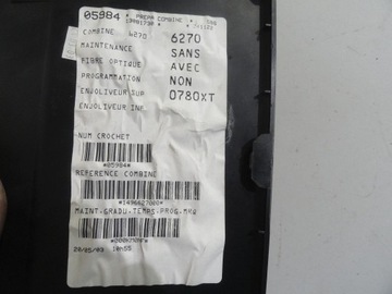 LANCIA PHEDRA 02-10' PŘÍSTROJOVÁ DESKA BUDÍKY