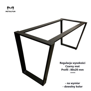 Stół stelaż pod blat biurko kuchnia trapez