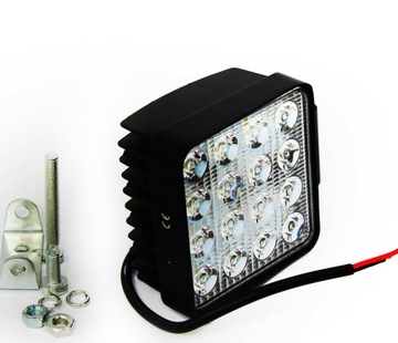 СВЕТОДИОДНАЯ РАБОЧАЯ ЛАМПА 16 LED 48Вт 12-24Вт ВЫСШАЯ СВЕТОДИОДНАЯ ГАЛОГЕННАЯ ПОИСК