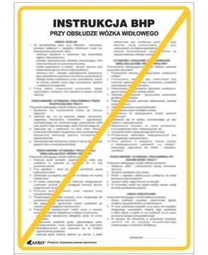 INSTRUKCJA BHP PRZY OBSŁUDZE WÓZKA IBT04 PCV