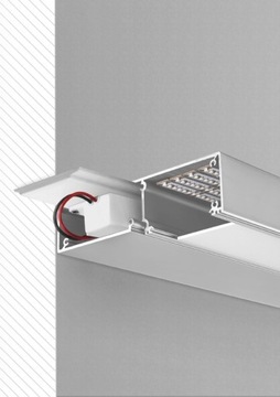 KLUŚ KIDES светодиодный профиль из анодированного алюминия -2м