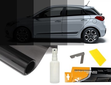 FOLIA DO SZYB SAMOCHODOWYCH 5 ODCIENI + AKCESORIA
