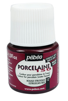 Farby Do Porcelany Pebeo 45ml Etruscan Red 12