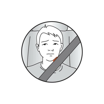 Lifehammer Направляющая ремня безопасности, красно-черная