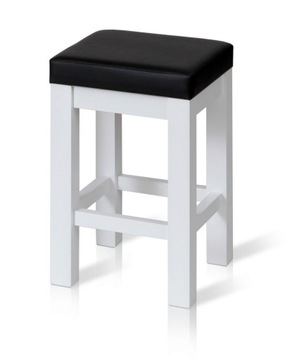 Taboret kuchenny stołek ERGO-P tapicerowany lakier lite drewno