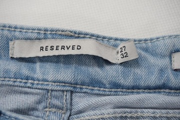 RESERVED spodnie jeansy z dziurami r 27/32