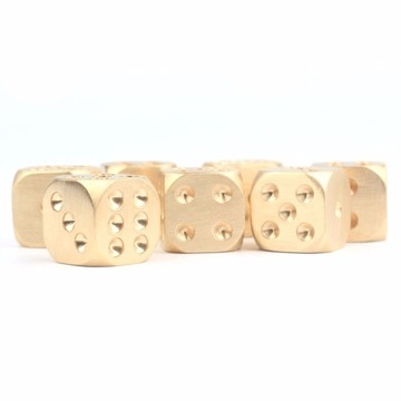 ЗОЛОТЫЕ МЕТАЛЛИЧЕСКИЕ КОСТИ ДРУГОЙ ПОДАРОК