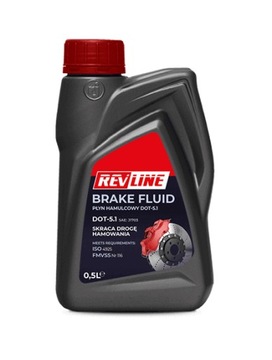 REVLINE DOT-5.1 ТОРМОЗНАЯ ЖИДКОСТЬ 0,5 Л