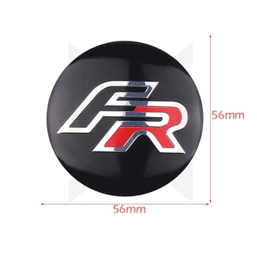 ZNAK SEAT FR ZNAKY ZÁSLEPKY VÍČKA 56MM LEON IBIZA ARONA ATECA MI