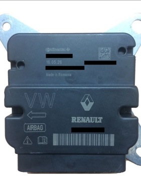 RENAULT AIRBAG STEROWNIK SRS MODUŁ CRASH DATA