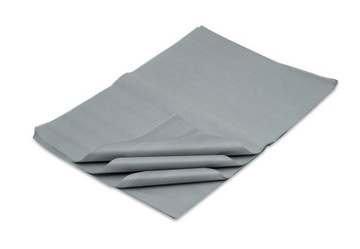 Bibuła Gładka Ozdobna 50x70cm Szara 100szt Bibułka