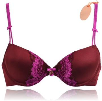 Sylvie Usa sexy biustonosz usztywniany koronka 70C