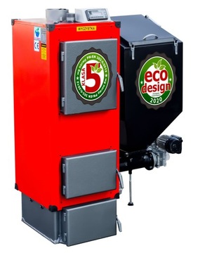 KOTŁY 14 kW EKOGROSZEK KLASY 5 PIECE Z PODAJNIKIEM