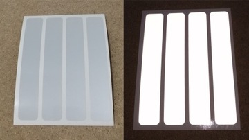 Светоотражающие наклейки Светоотражающий велосипедный шлем 15см