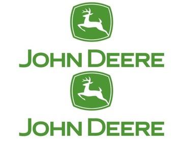 Naklejka JOHN DEERE maszyna TRAKTOR CIĄGNIK 65cm