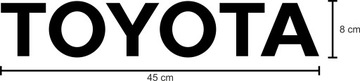 НАКЛЕЙКИ ДЛЯ КОЛЯСОК TOYOTA НАКЛЕЙКА 2 ШТ. 45 СМ