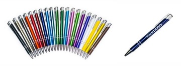 COSMO МЕТАЛЛИЧЕСКИЕ РЕКЛАМНЫЕ РУЧКИ 100 ШТ С ГРАВИРОВКОЙ